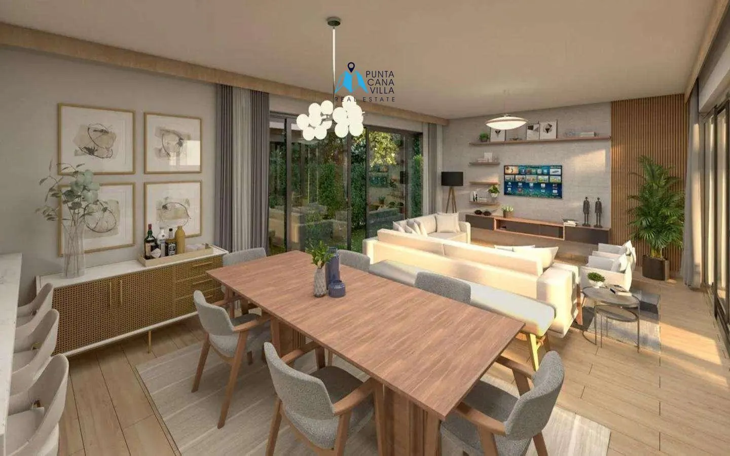 Villa Las Sextas, Villa de cuatro habitaciones en venta en Punta Cana Village