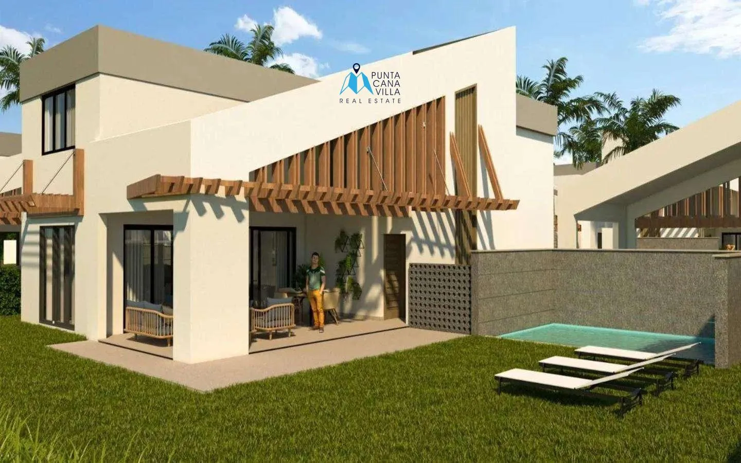 Villa Las Sextas, Villa de cuatro habitaciones en venta en Punta Cana Village