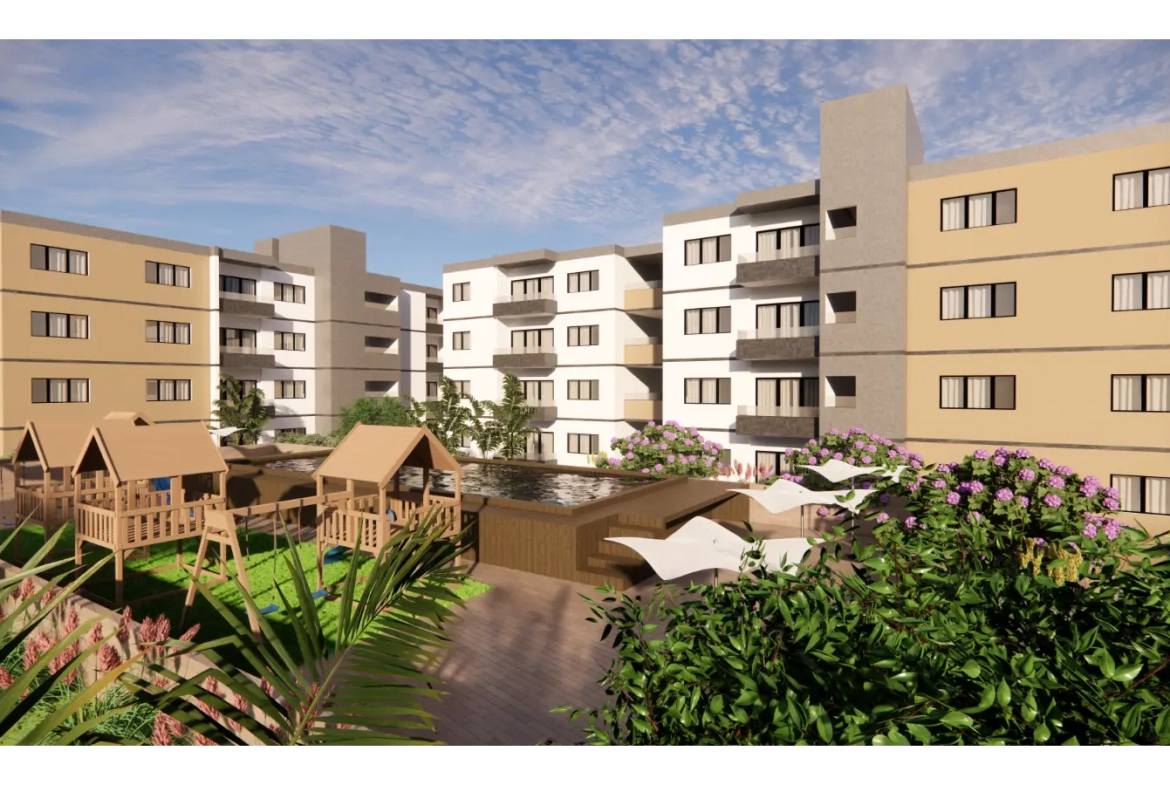 Jardines del Prado, Phase deux : Superbe appartement-terrasse d’une chambre à vendre à Punta Cana
