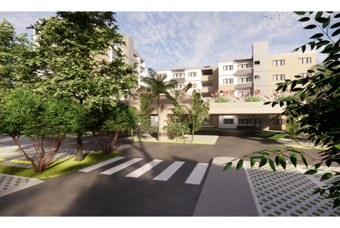 Jardines del Prado: Apartamento de un dormitorio con balcón en venta, Punta Cana