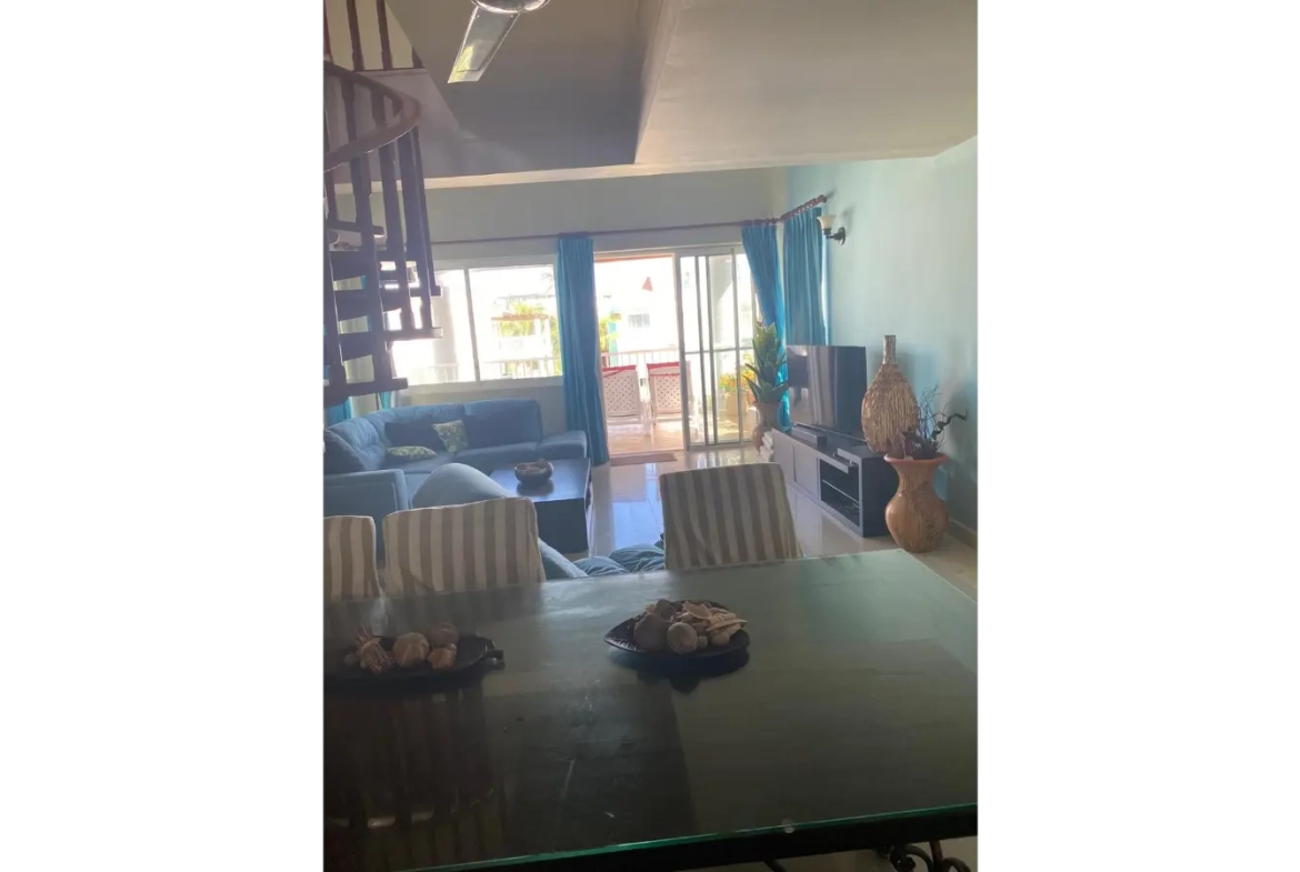 ID , Beach Front Three Bedroom Apartment for Sale in Playa Turquesa, Punta Cana ()