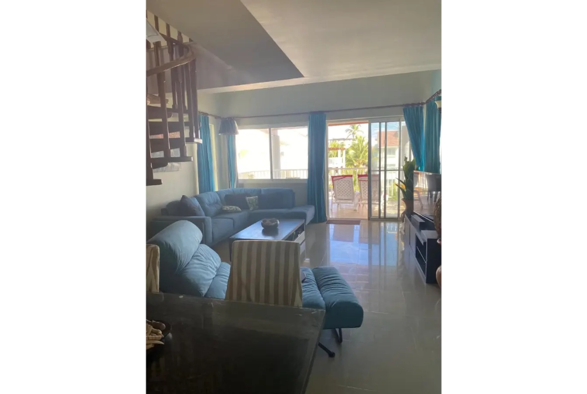ID , Beach Front Three Bedroom Apartment for Sale in Playa Turquesa, Punta Cana ()