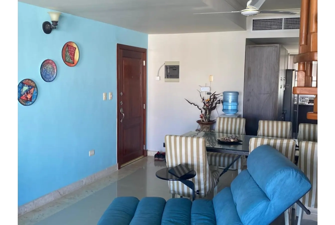 ID , Beach Front Three Bedroom Apartment for Sale in Playa Turquesa, Punta Cana ()