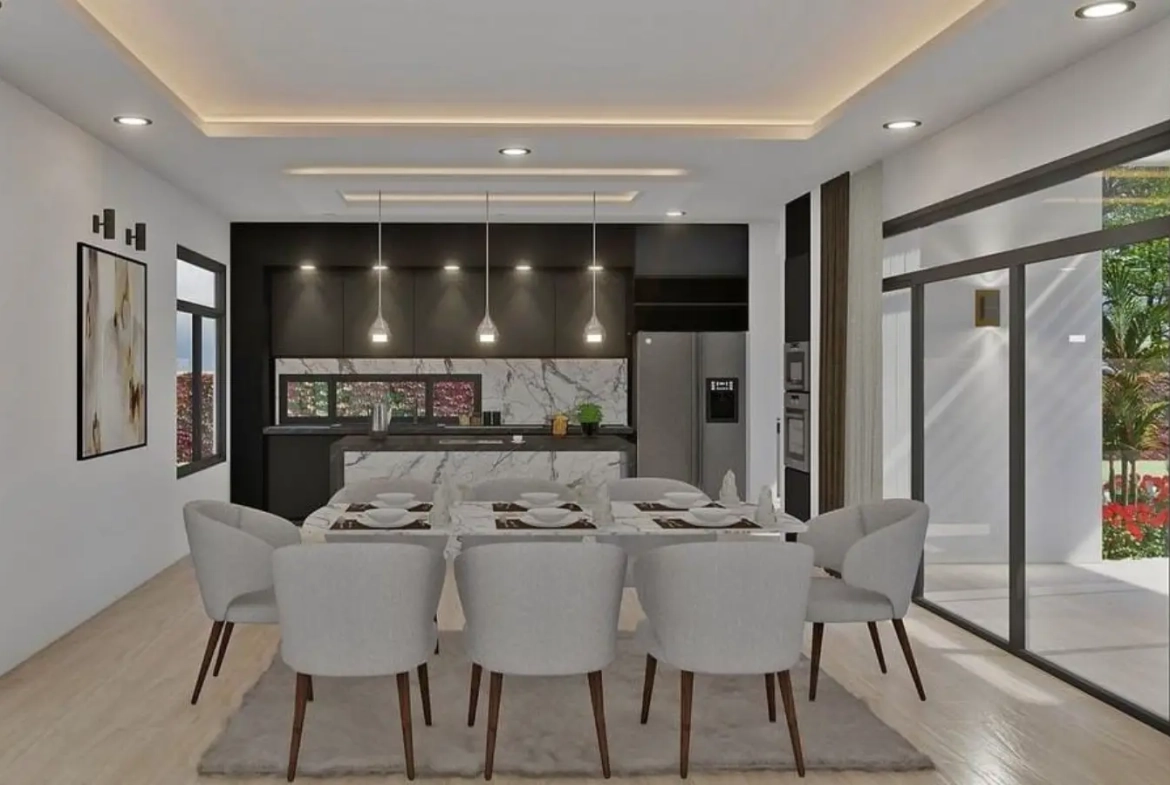 Villa Esmeralda: Lujosa Villa de cuatro habitaciones en venta en Olmos Residences, Macao, Punta Cana