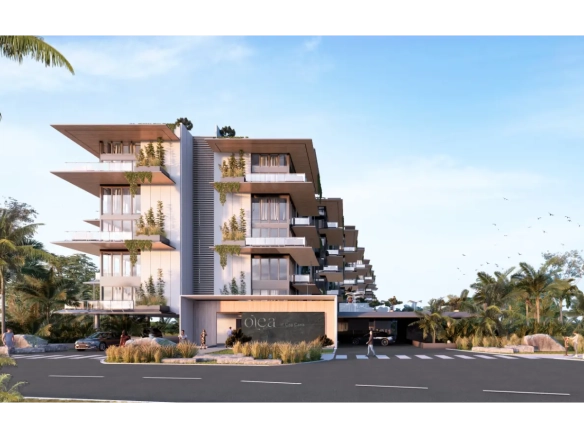 ID , Olea Residences, Three bedroom condo for sale in Cap Cana with Lake ()