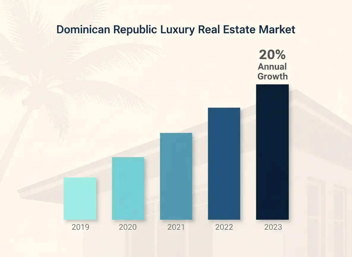 Can Foreigners Buy Property in the Dominican Republic? (2026 Complete Guide) 2 The Dominican Republic real estate market has seen a consistent 20% annual growth