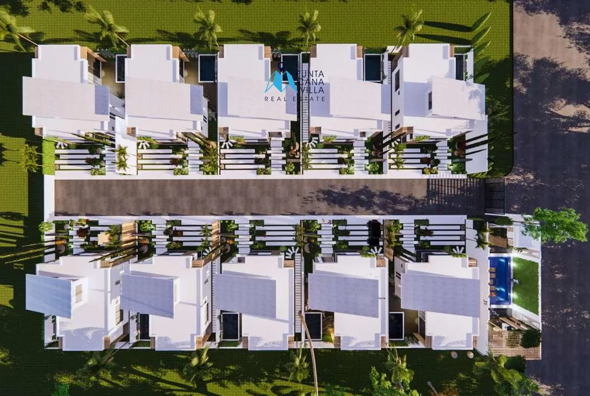 Aura Residences Three Bedroom Villa For Sale In Bavaro ()