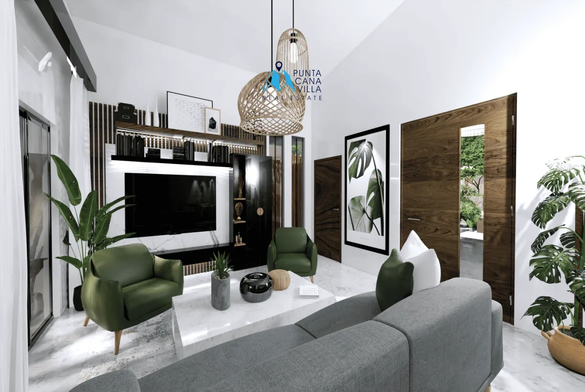 Aura Residences Three Bedroom Villa For Sale In Bavaro ()