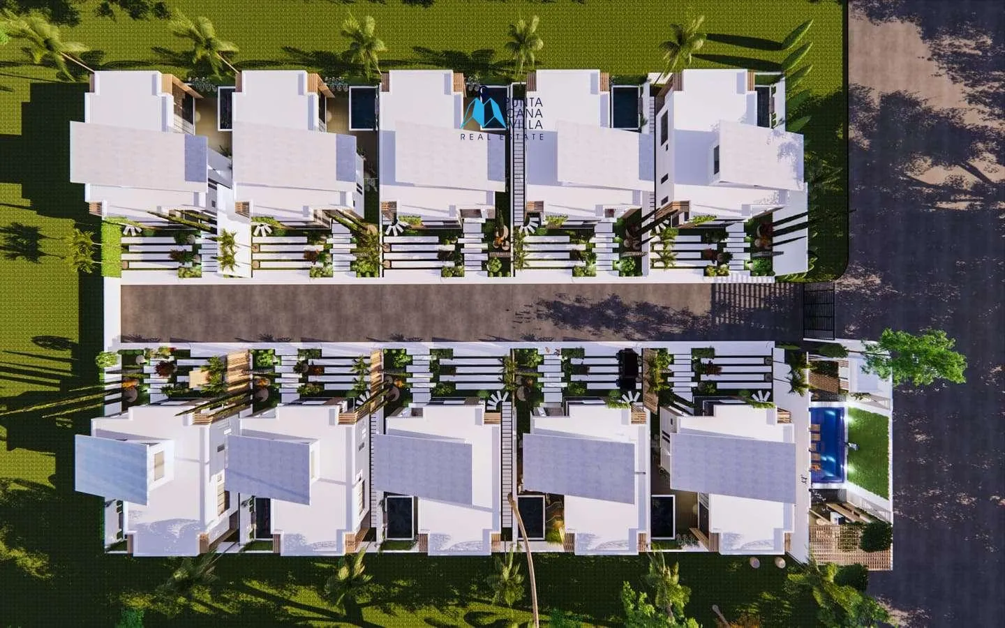 Residencias Aura: Tres Dormitorios Villa En Venta En Bavaro, Punta Cana