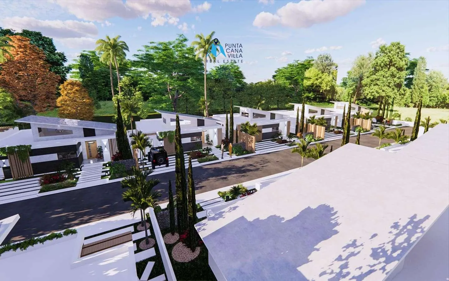 Residencias Aura: Tres Dormitorios Villa En Venta En Bavaro, Punta Cana