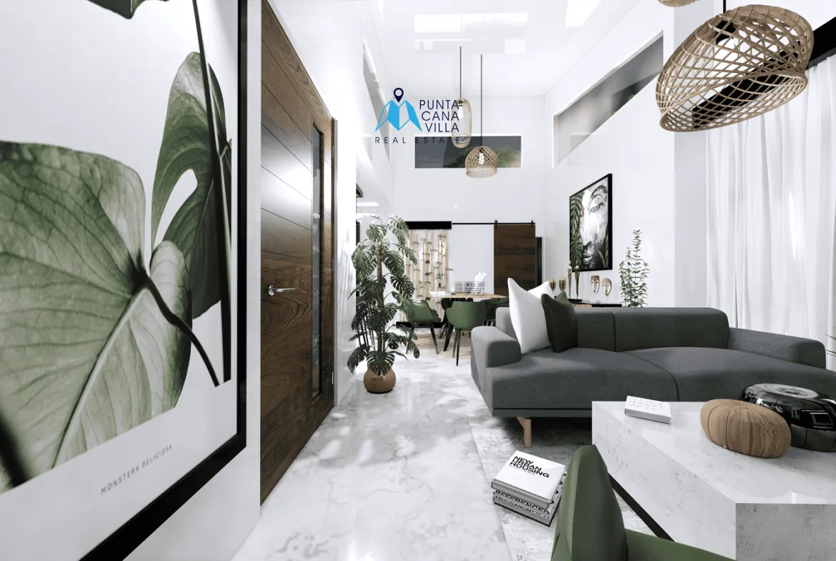 Aura Residences Three Bedroom Villa For Sale In Bavaro ()