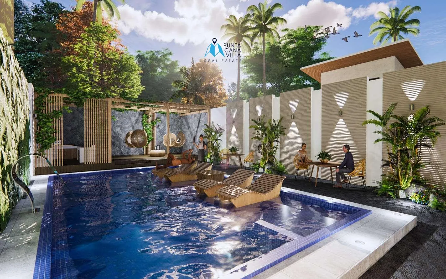 Residencias Aura: Tres Dormitorios Villa En Venta En Bavaro, Punta Cana