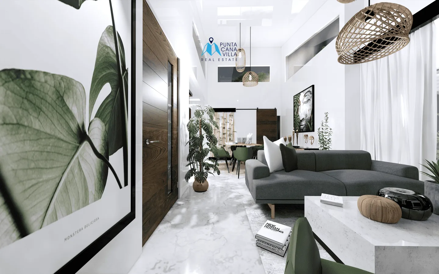 Residencias Aura: Tres Dormitorios Villa En Venta En Bavaro, Punta Cana