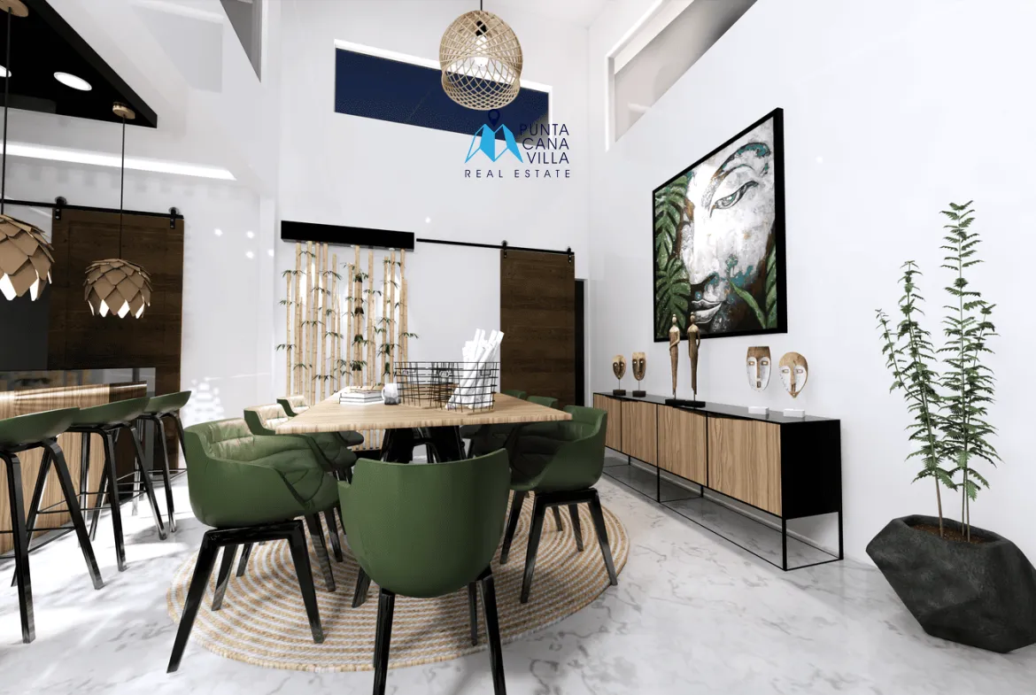 Aura Residences Three Bedroom Villa For Sale In Bavaro ()