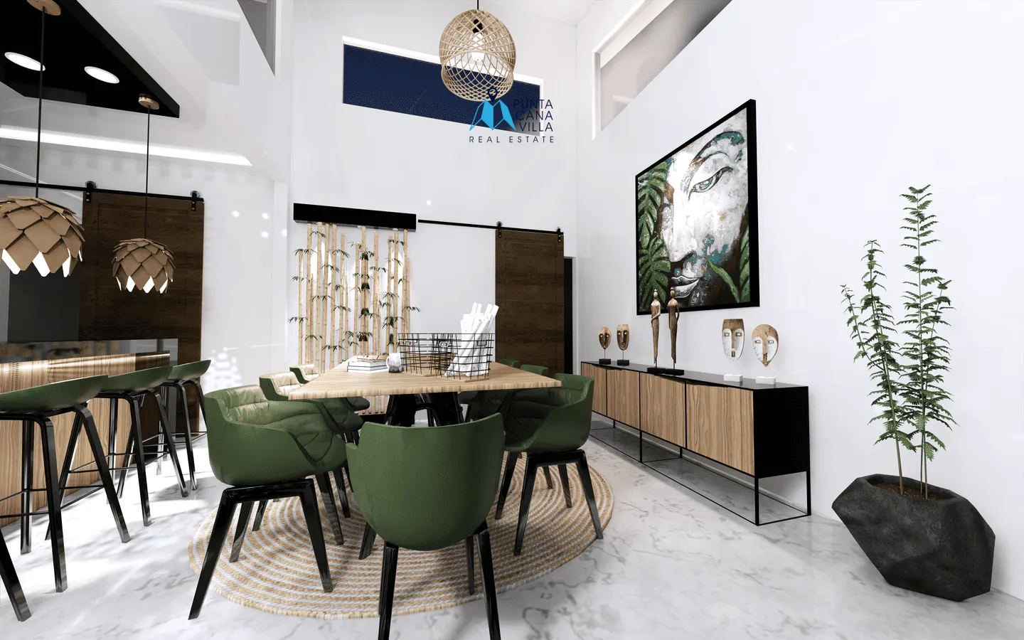 Residencias Aura: Tres Dormitorios Villa En Venta En Bavaro, Punta Cana