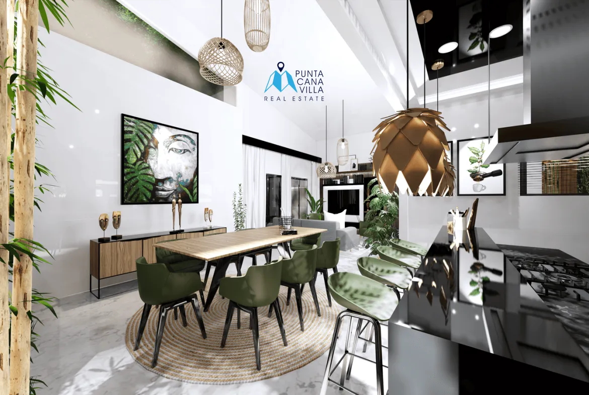 Aura Residences Three Bedroom Villa For Sale In Bavaro ()