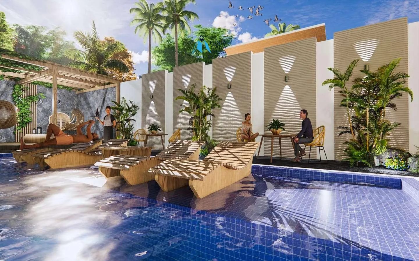 Residencias Aura: Tres Dormitorios Villa En Venta En Bavaro, Punta Cana