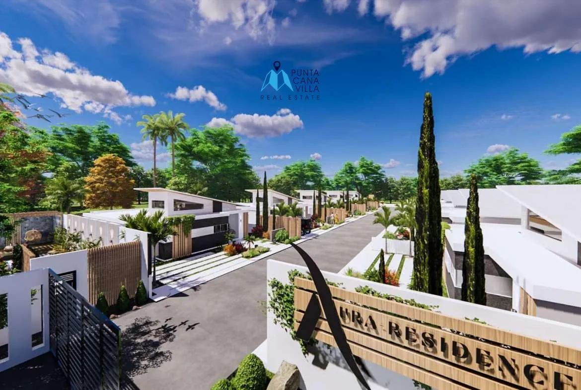 Aura Residences Three Bedroom Villa For Sale In Bavaro ()