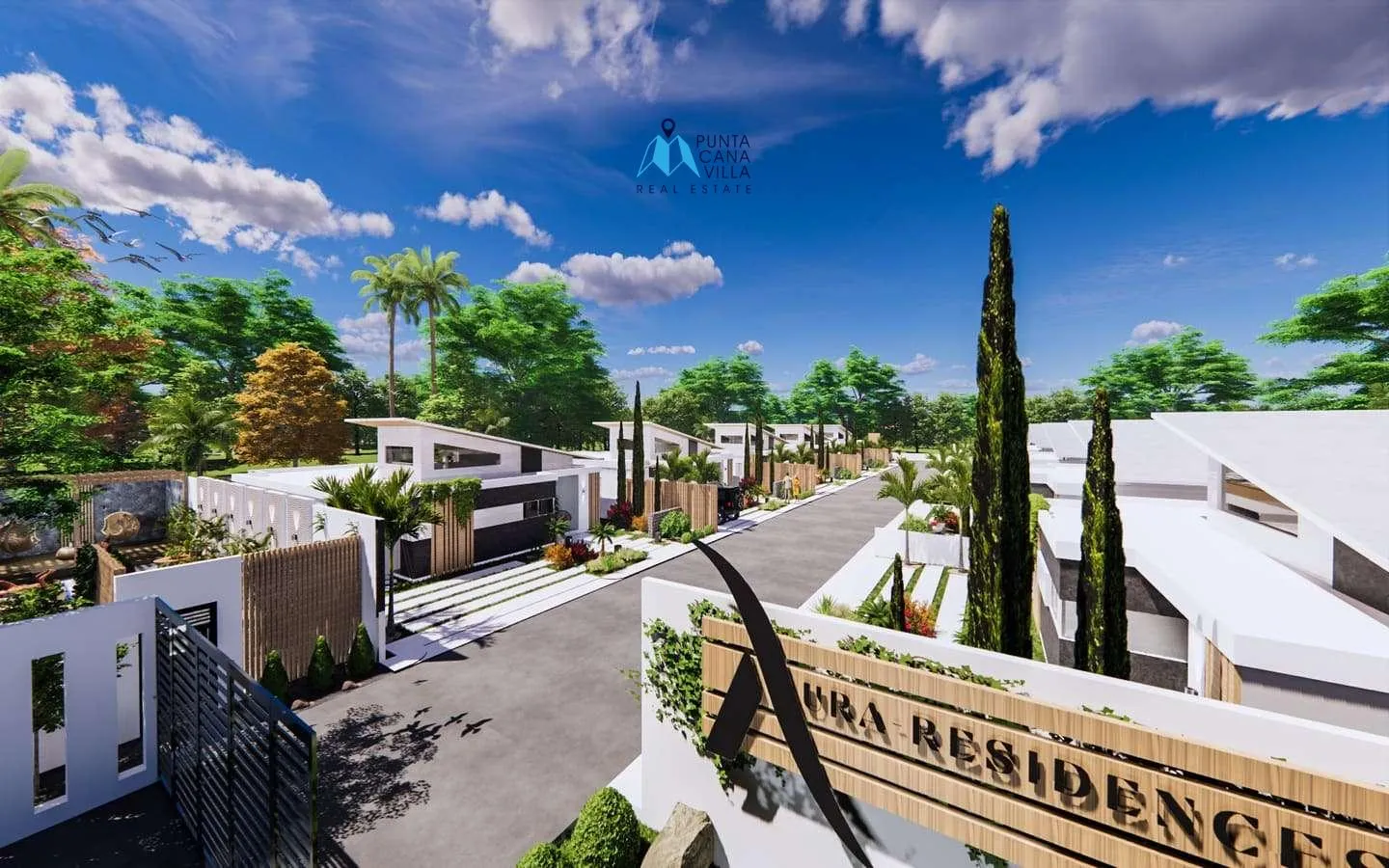 Residencias Aura: Tres Dormitorios Villa En Venta En Bavaro, Punta Cana