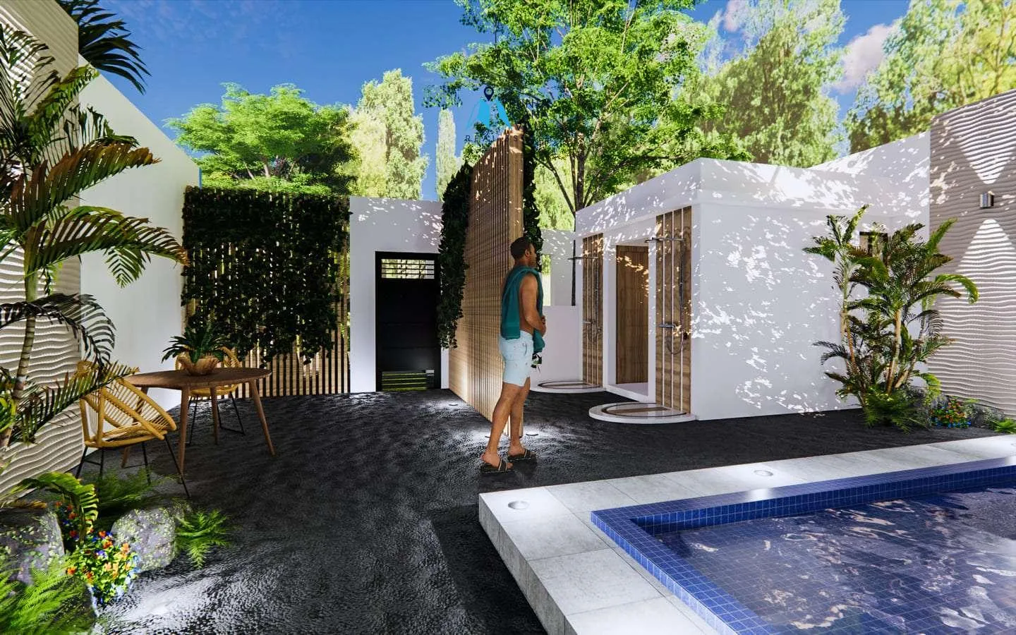 Residencias Aura: Tres Dormitorios Villa En Venta En Bavaro, Punta Cana