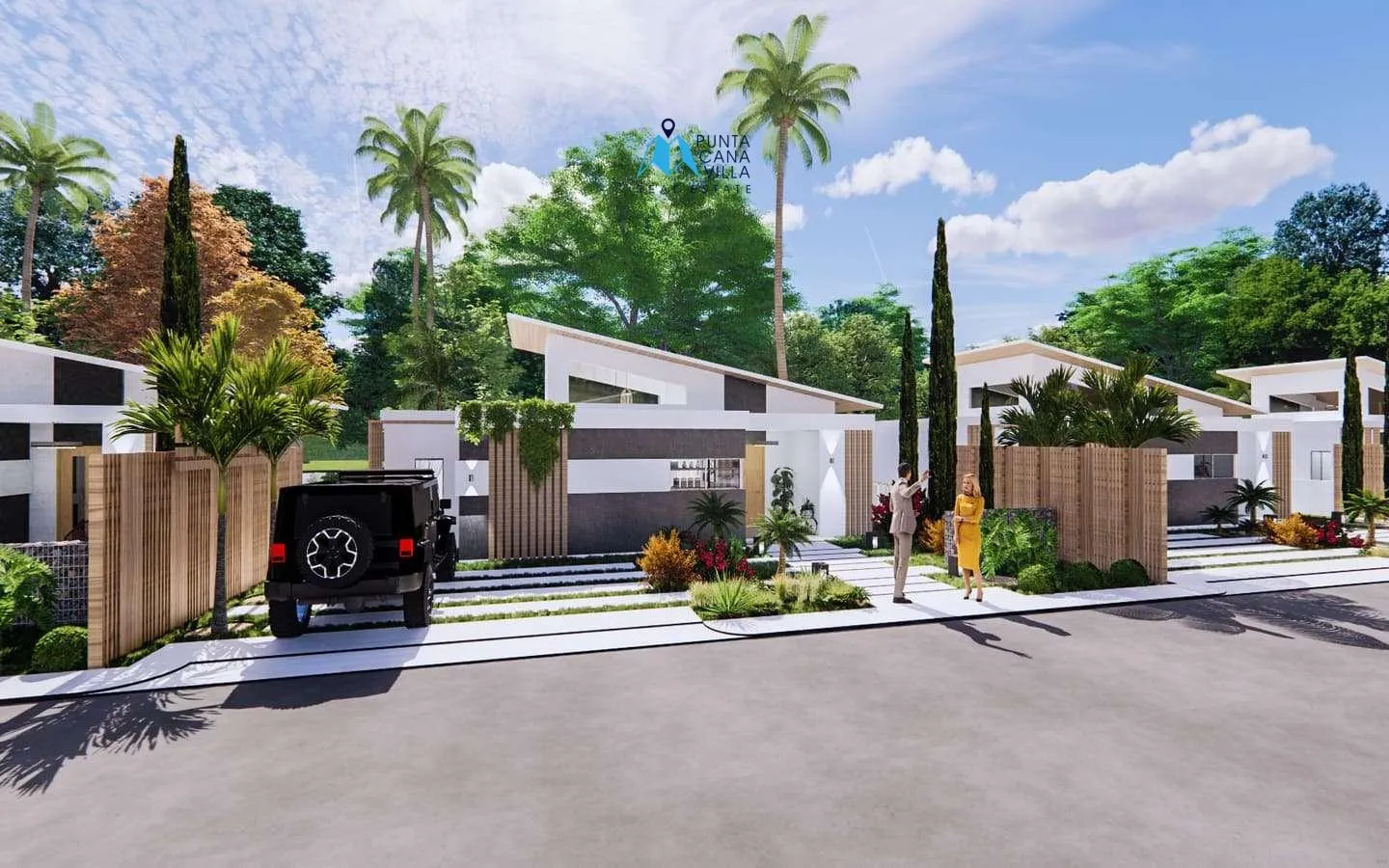 Residencias Aura: Tres Dormitorios Villa En Venta En Bavaro, Punta Cana