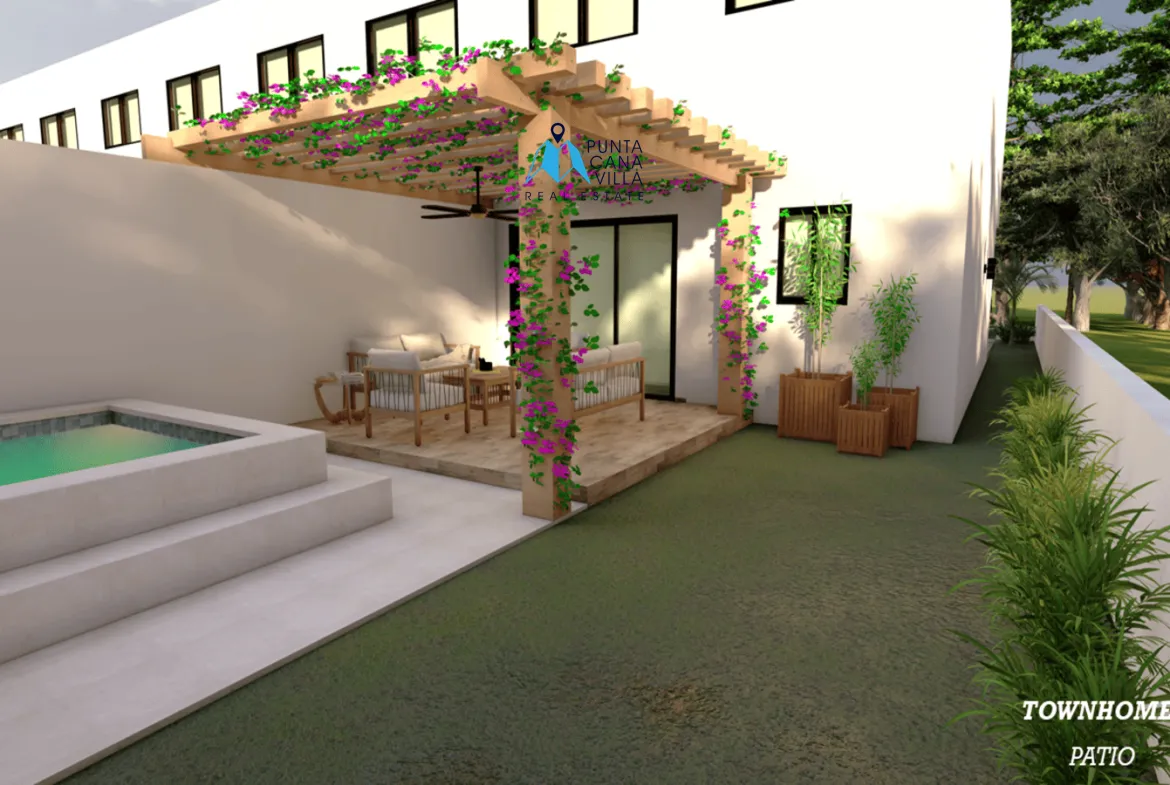 Pedro Mir Residences Three Bedroom Townhouse For Sale In Bavaro ()