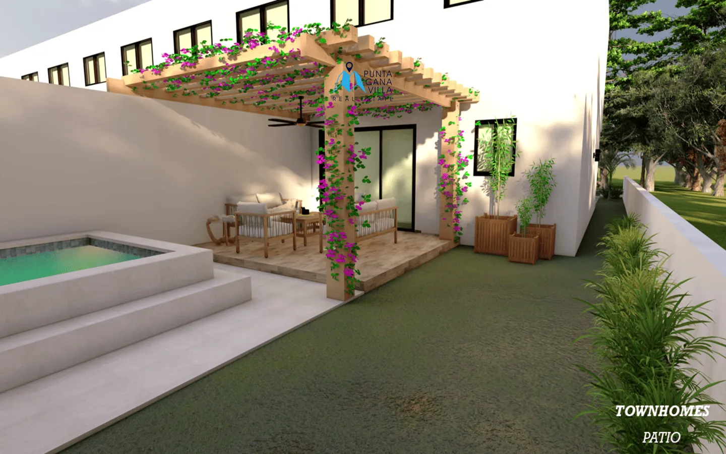 Residencias Pedro Mir 2: casa duplex de tres habitaciones en venta en Bávaro