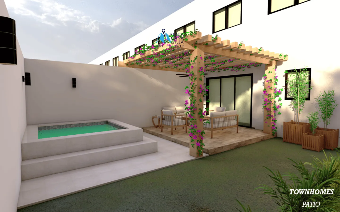 Residencias Pedro Mir 2: casa duplex de tres habitaciones en venta en Bávaro