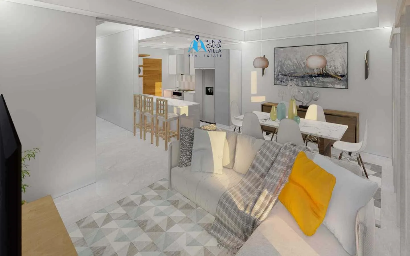 Residencias Pedro Mir 2: casa duplex de tres habitaciones en venta en Bávaro
