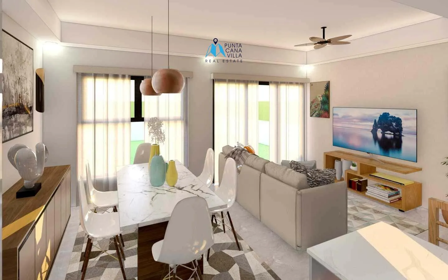 Residencias Pedro Mir 2: casa duplex de tres habitaciones en venta en Bávaro