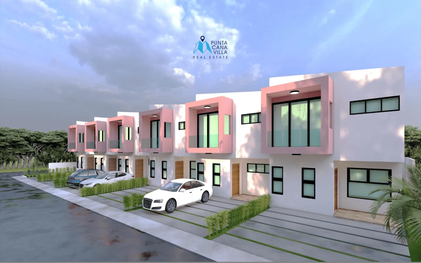 Residencias Pedro Mir 2: casa duplex de tres habitaciones en venta en Bávaro
