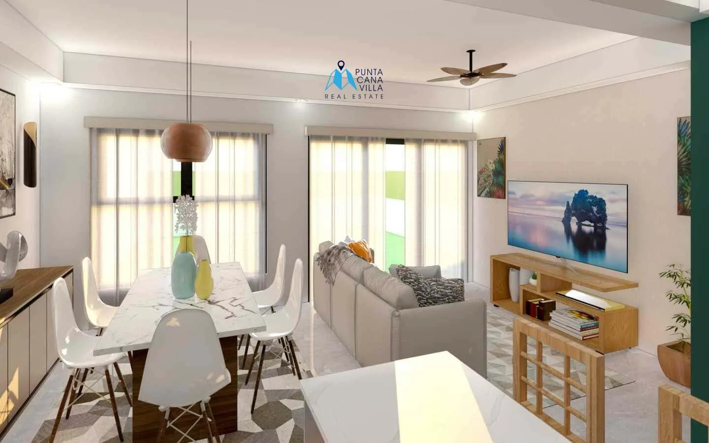 Residencias Pedro Mir 2: casa duplex de tres habitaciones en venta en Bávaro