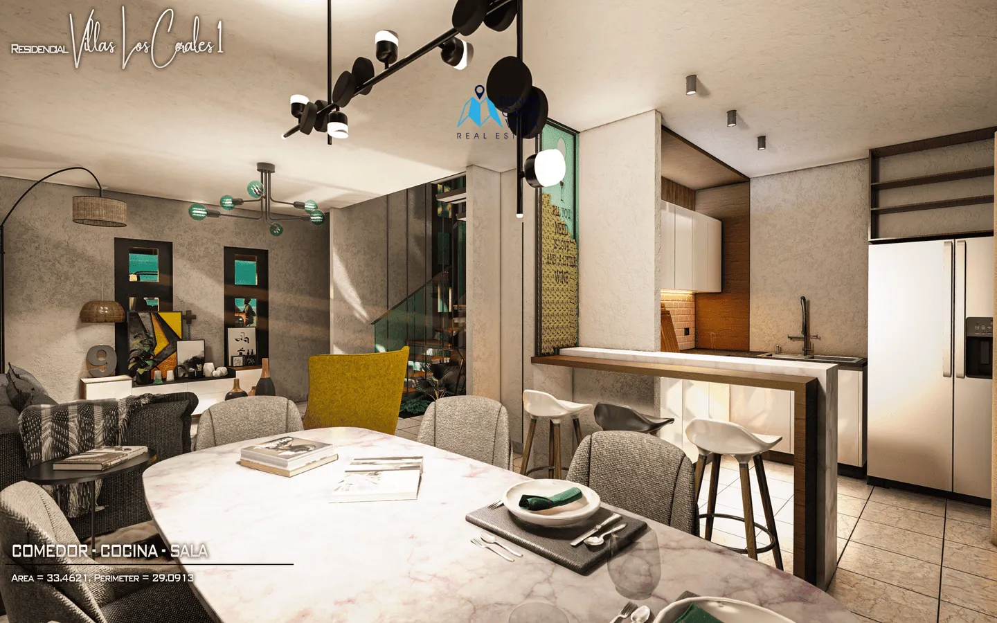 Los Corales 2: Casa duplex de tres dormitorios en venta en Bavaro