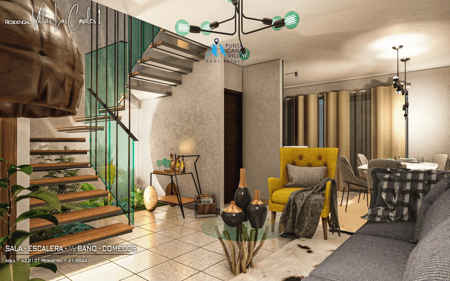 Los Corales 2: Casa duplex de tres dormitorios en venta en Bavaro