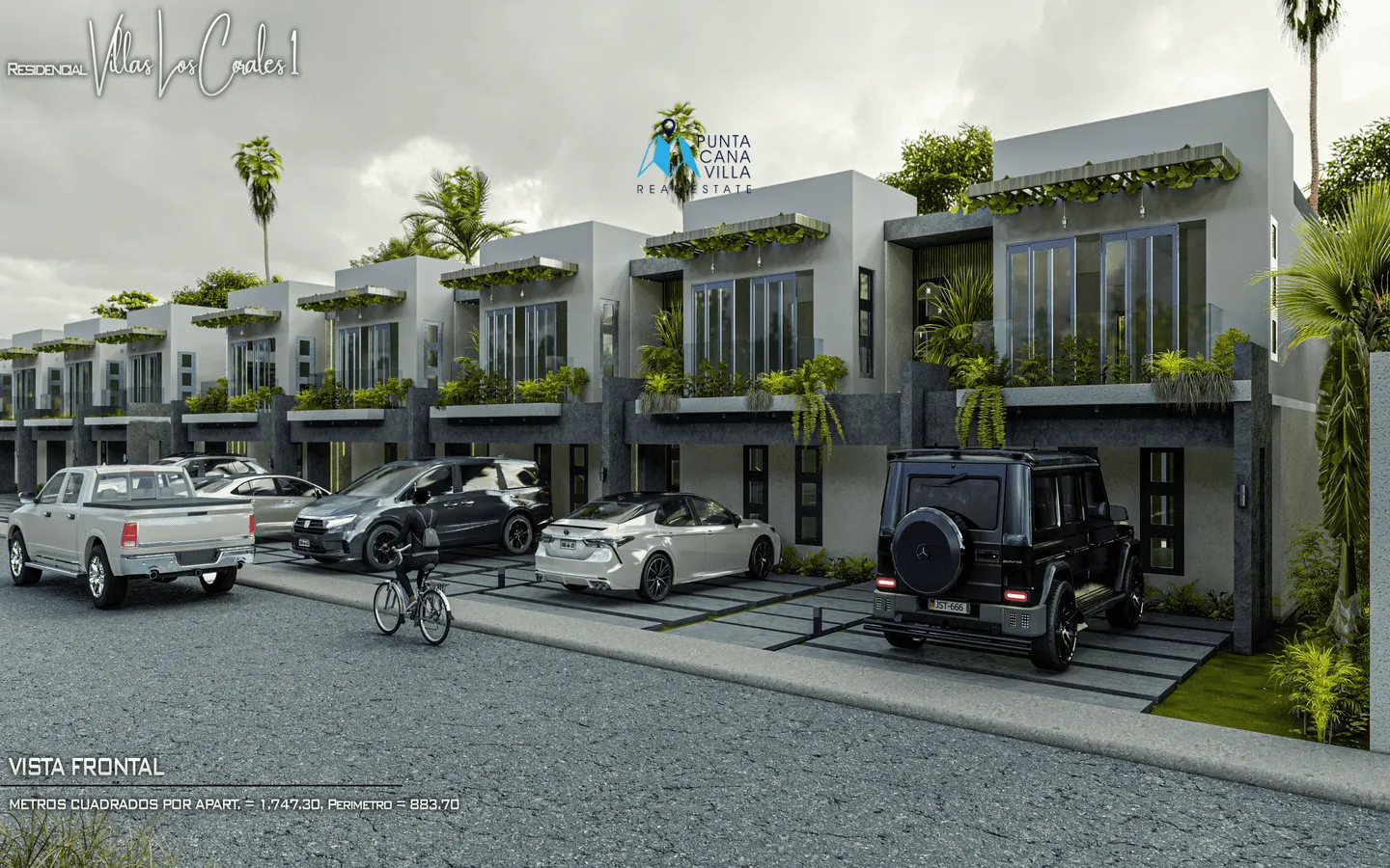 Los Corales 2: Casa duplex de tres dormitorios en venta en Bavaro