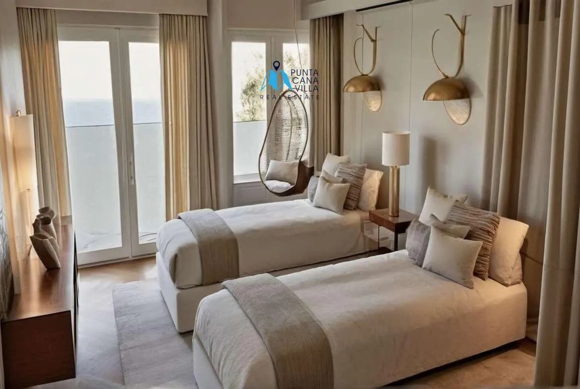 Ana Maria Residences Four Bedroom Villa For Sale In Bavaro With Service Room ()