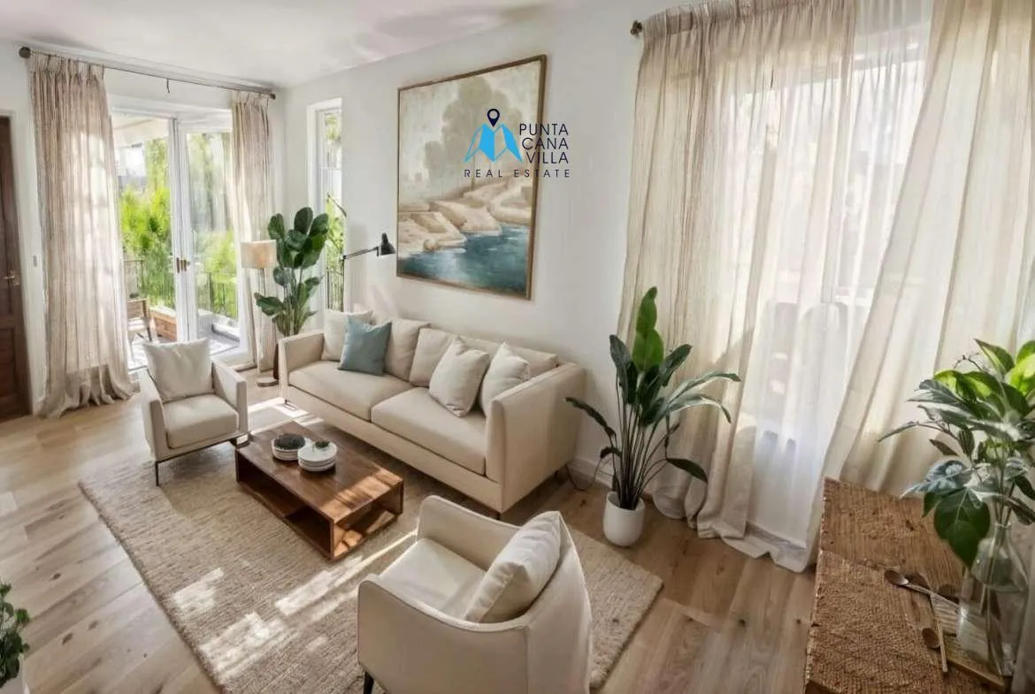 Ana Maria Residences Four Bedroom Villa For Sale In Bavaro With Service Room ()
