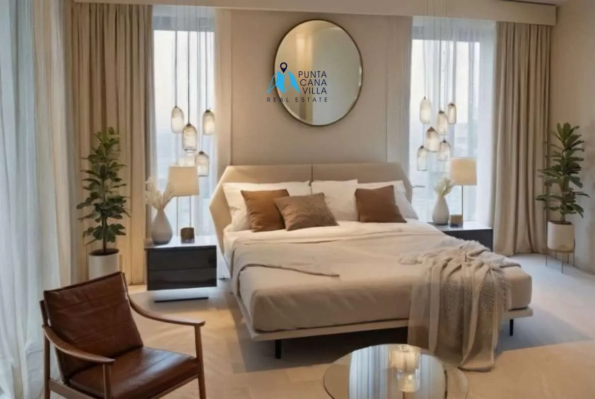 Ana Maria Residences Four Bedroom Villa For Sale In Bavaro With Service Room ()