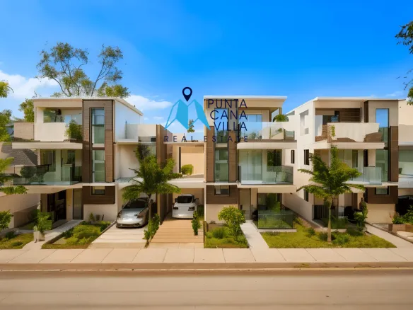 Ana Maria Residences Four Bedroom Villa For Sale In Bavaro With Service Room ()