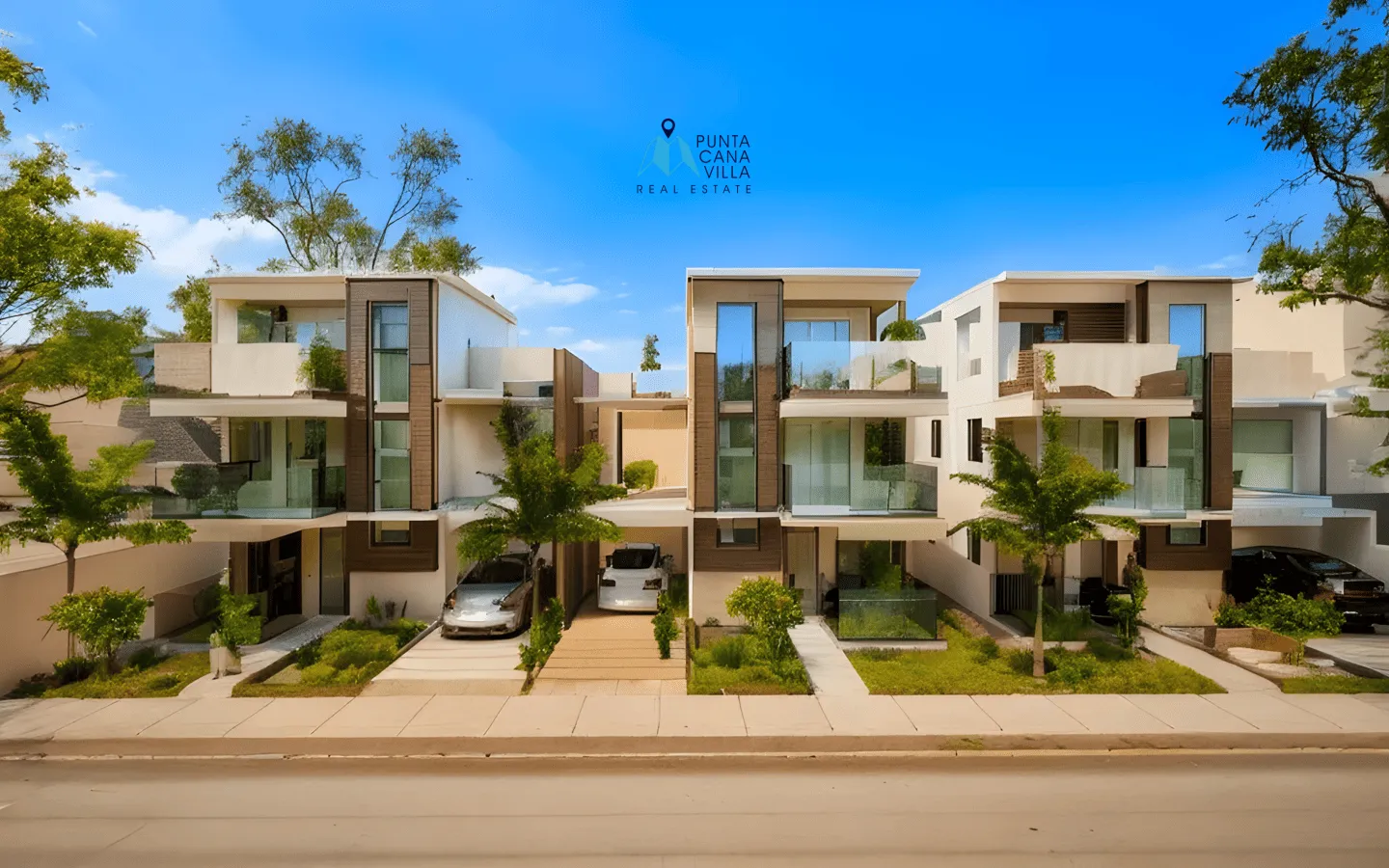 Residencias Ana Maria: Cuatro Habitaciones casa duplex En Venta En Punta Cana Con Cuarto De Servicio