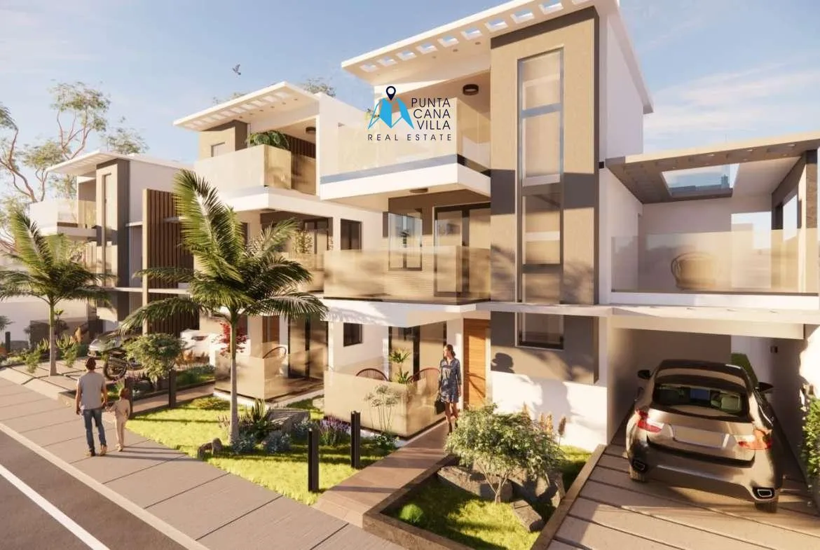 Ana Maria Residences Four Bedroom Villa For Sale In Bavaro With Service Room ()