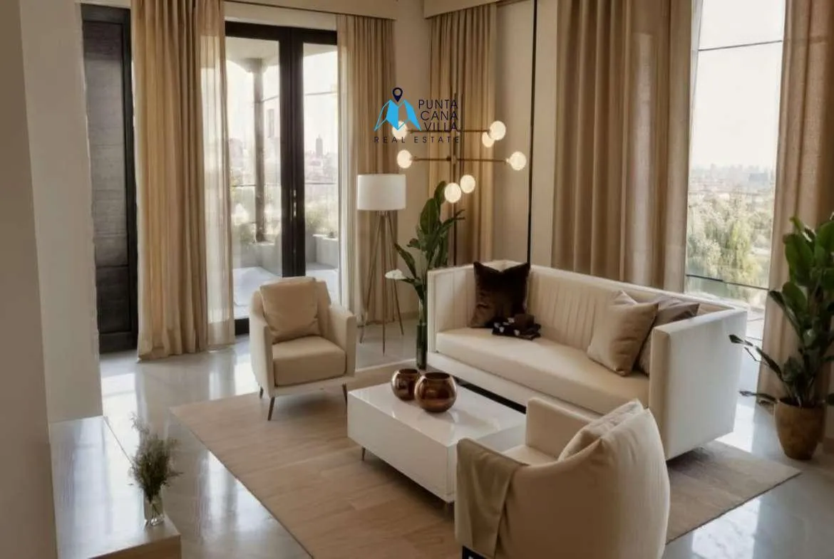 Ana Maria Residences Four Bedroom Villa For Sale In Bavaro With Service Room ()