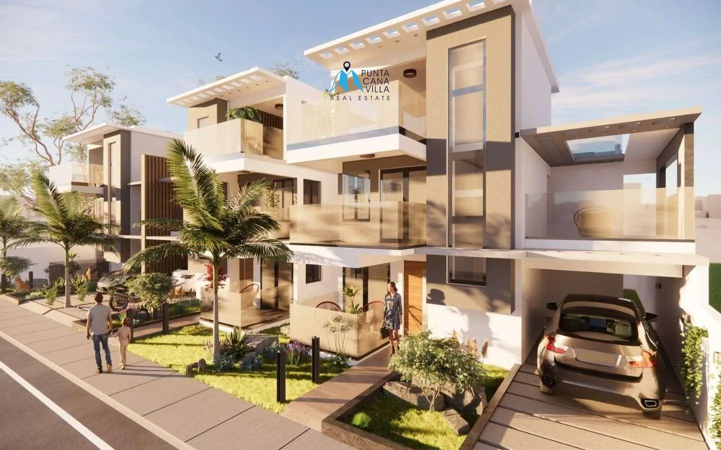 Ana Maria Residences : Maison de ville de quatre chambres à vendre à Punta Cana avec chambre de bonne