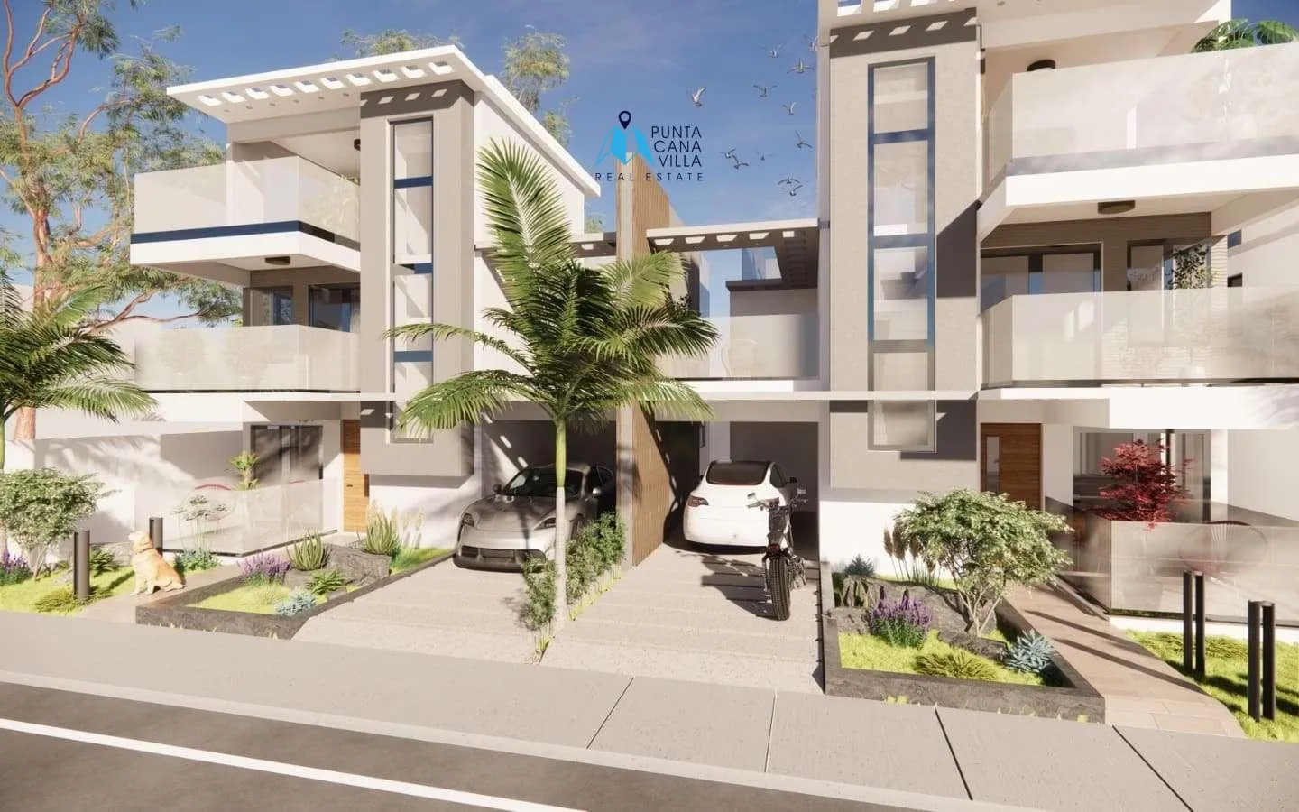 Ana Maria Residences : Maison de ville de quatre chambres à vendre à Punta Cana avec chambre de bonne