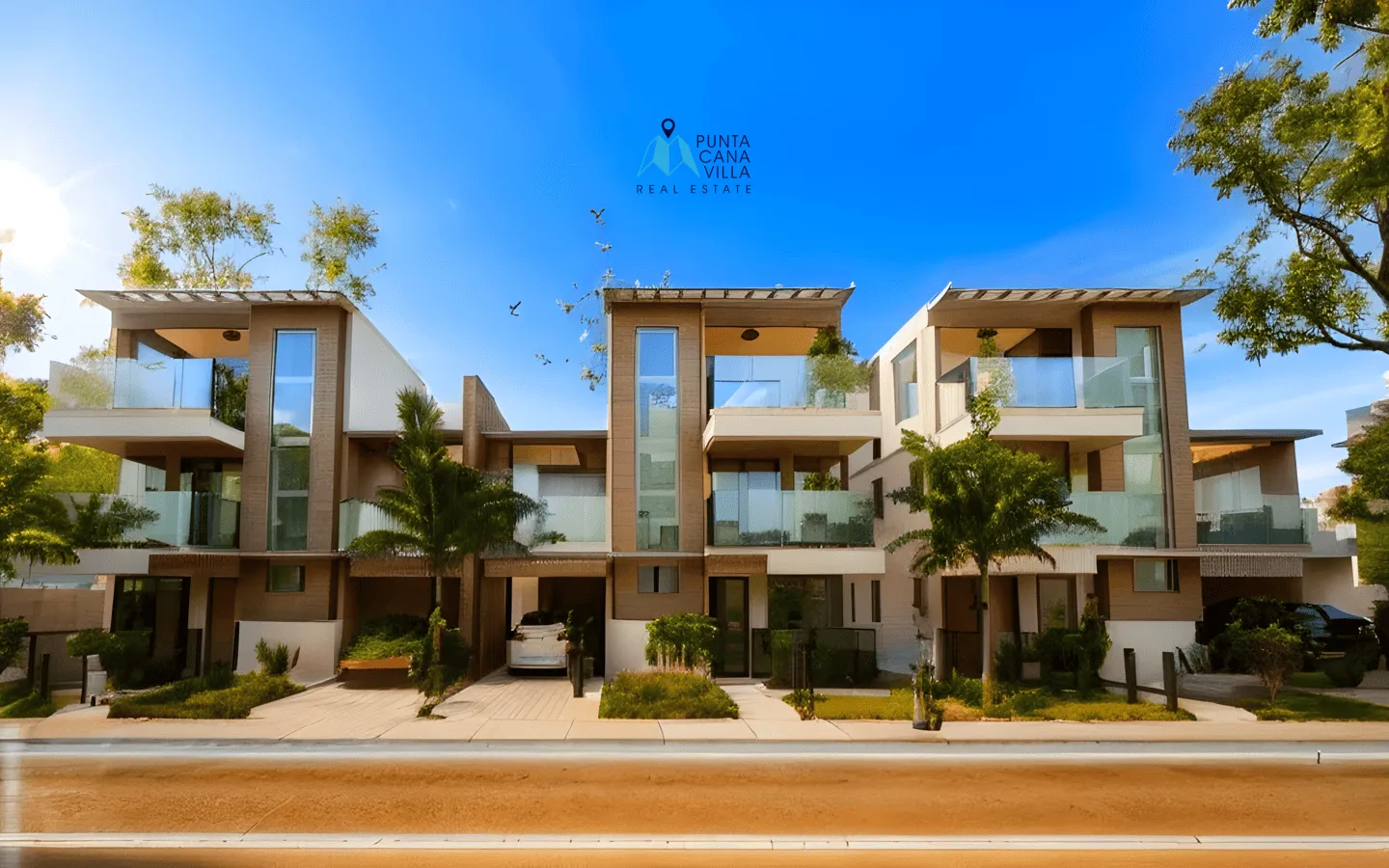 Ana Maria Residences : Maison de ville de quatre chambres à vendre à Punta Cana avec chambre de bonne