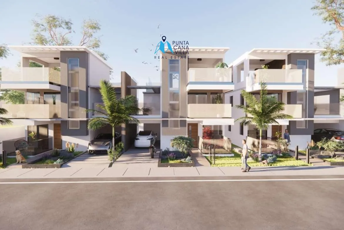 Ana Maria Residences Four Bedroom Villa For Sale In Bavaro With Service Room ()