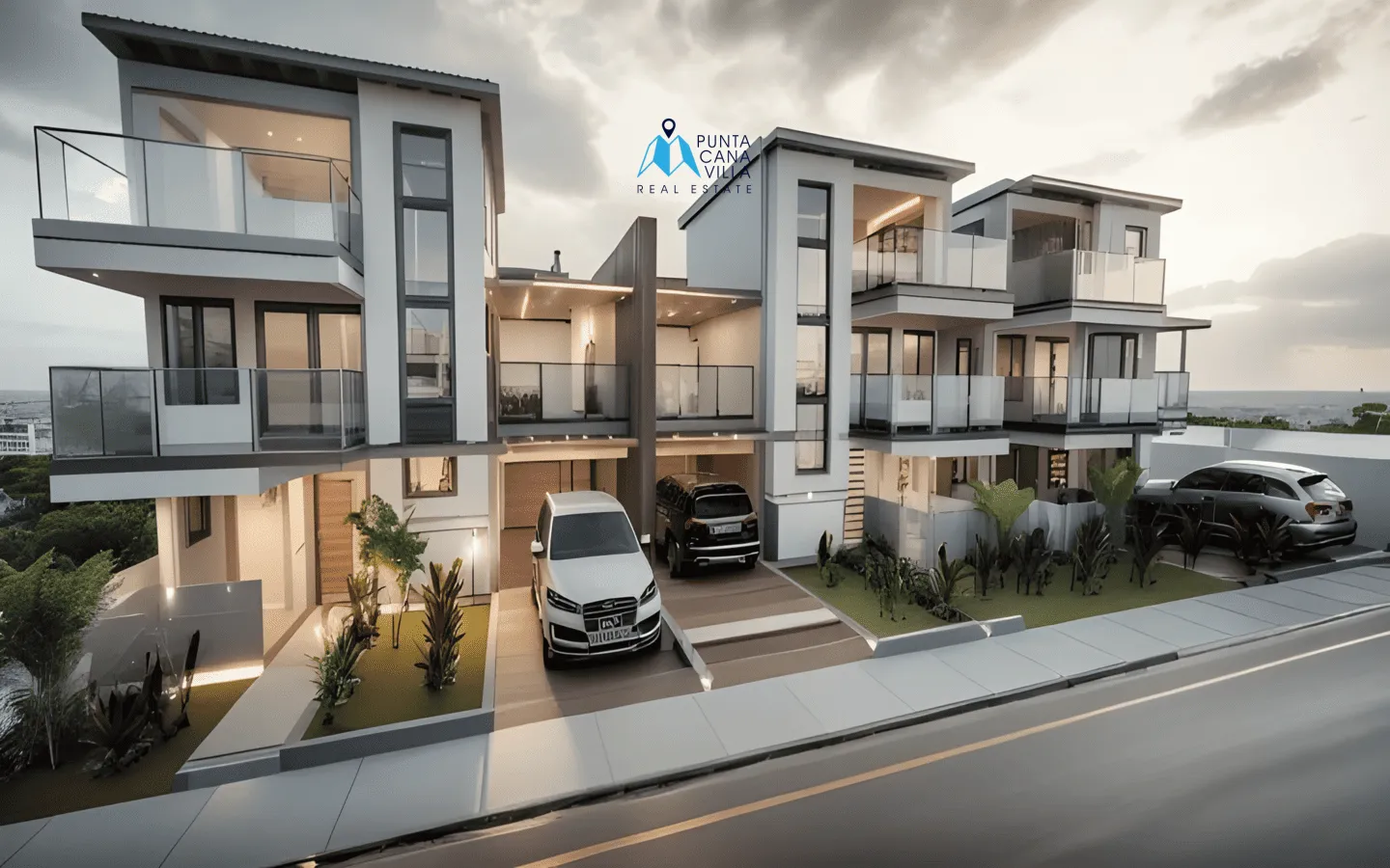 Ana Maria Residences : Maison de ville de quatre chambres à vendre à Punta Cana avec chambre de bonne