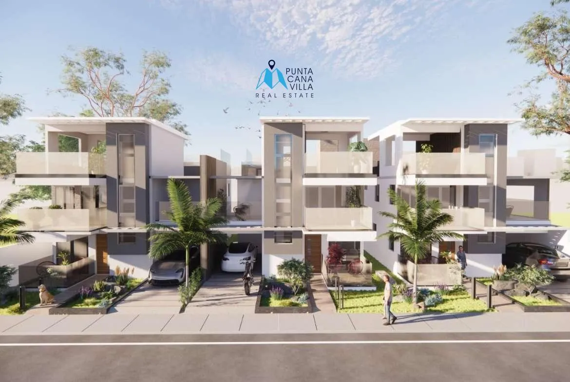 Ana Maria Residences Four Bedroom Villa For Sale In Bavaro With Service Room ()
