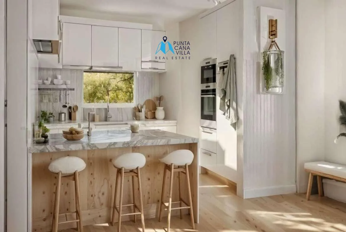 Ana Maria Residences Four Bedroom Villa For Sale In Bavaro With Service Room ()
