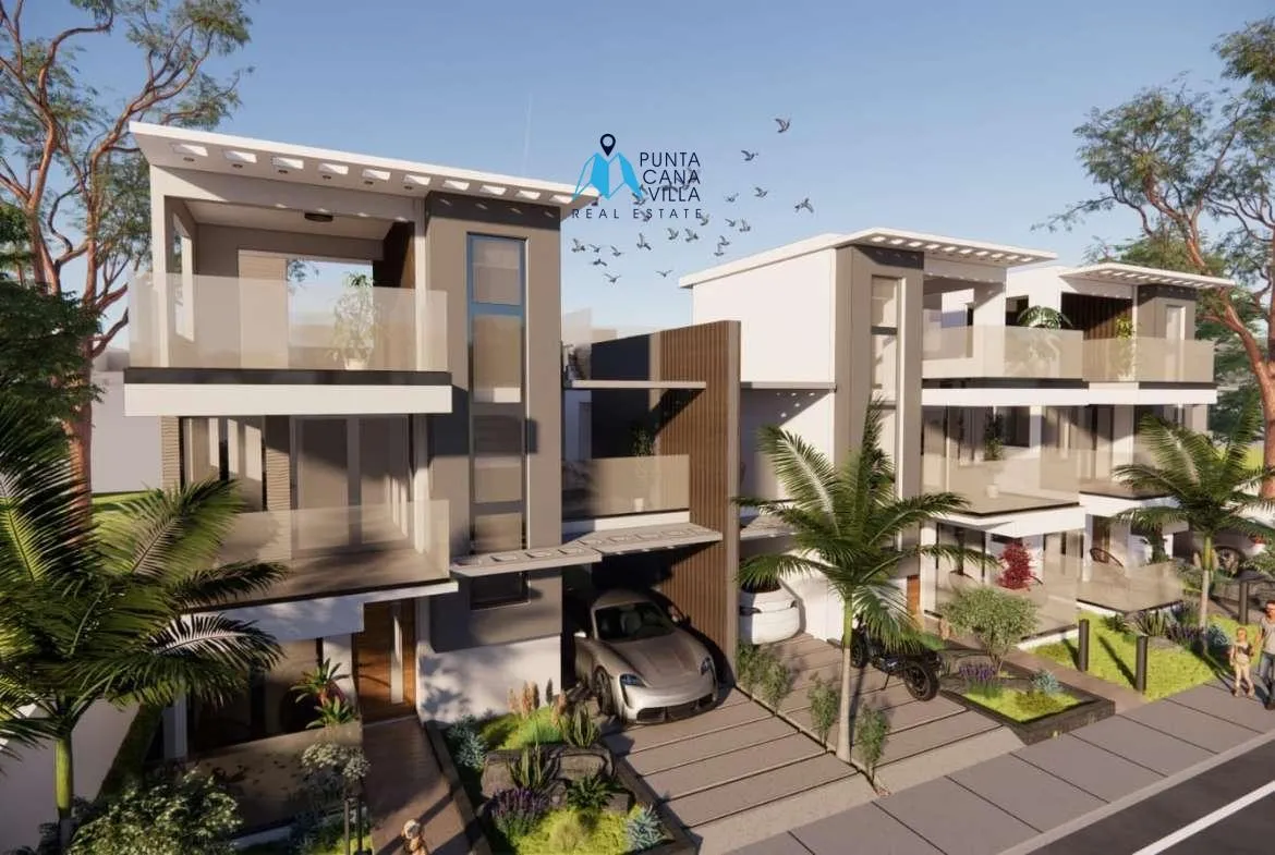 Ana Maria Residences Four Bedroom Villa For Sale In Bavaro With Service Room ()